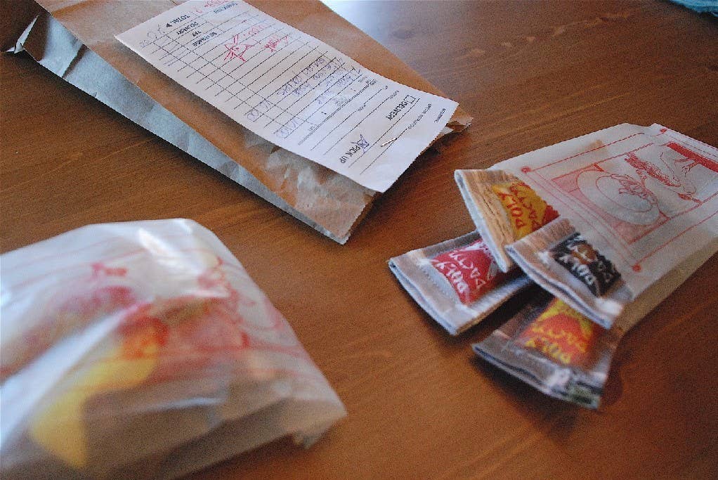 Chinese Takeout Sauce Packet Catnip Toy