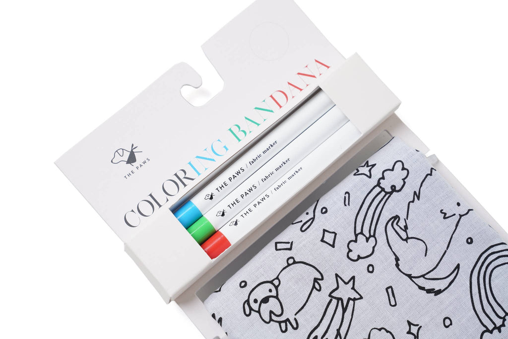 Coloring Bandana for Kids and Adults 