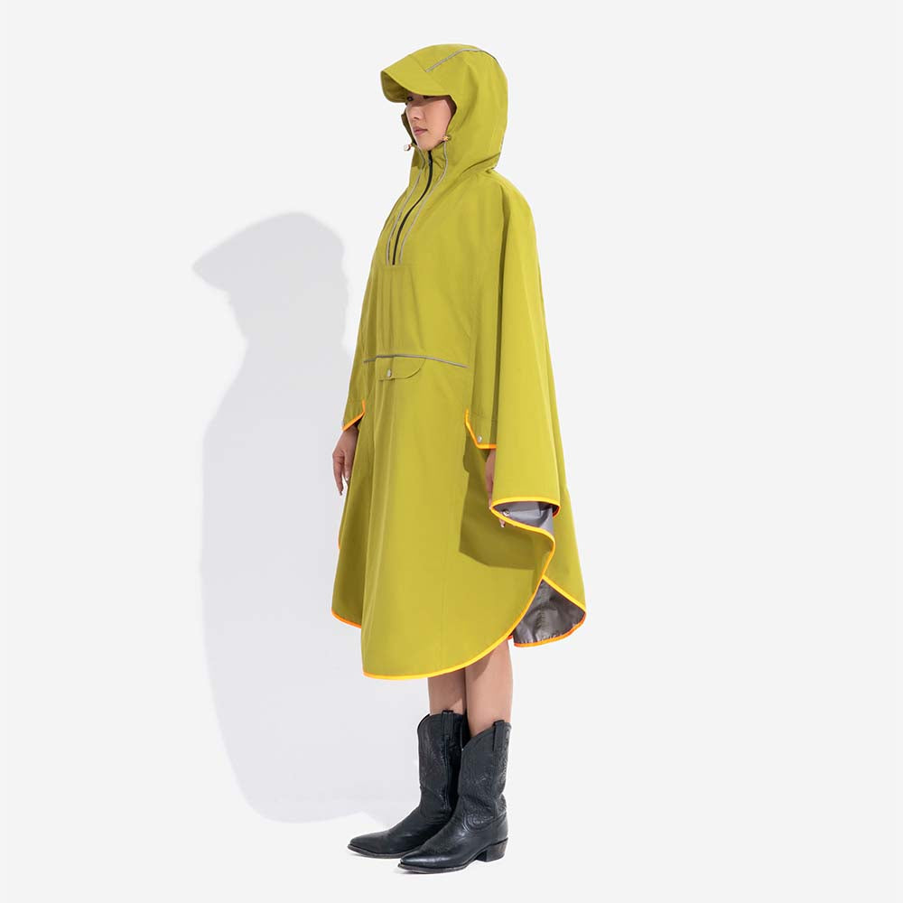 Adjustable Reflective Waterproof with Pocket Dog Human Matching Raincoat-Stay Dry