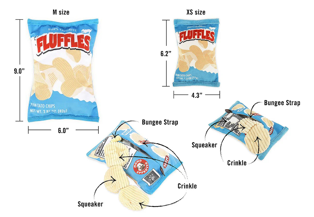 Snack Attack Fluffles Chips Toy