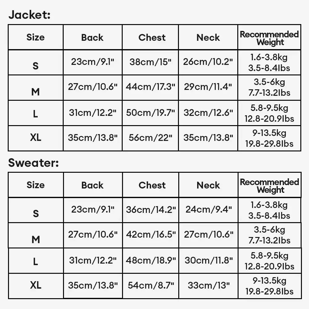 Plush Coat & Matching Turtleneck Sweater Two-Piece Dog Outfit Set