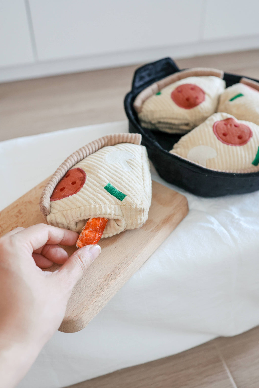 Deep Dish Pizza Dog Toy