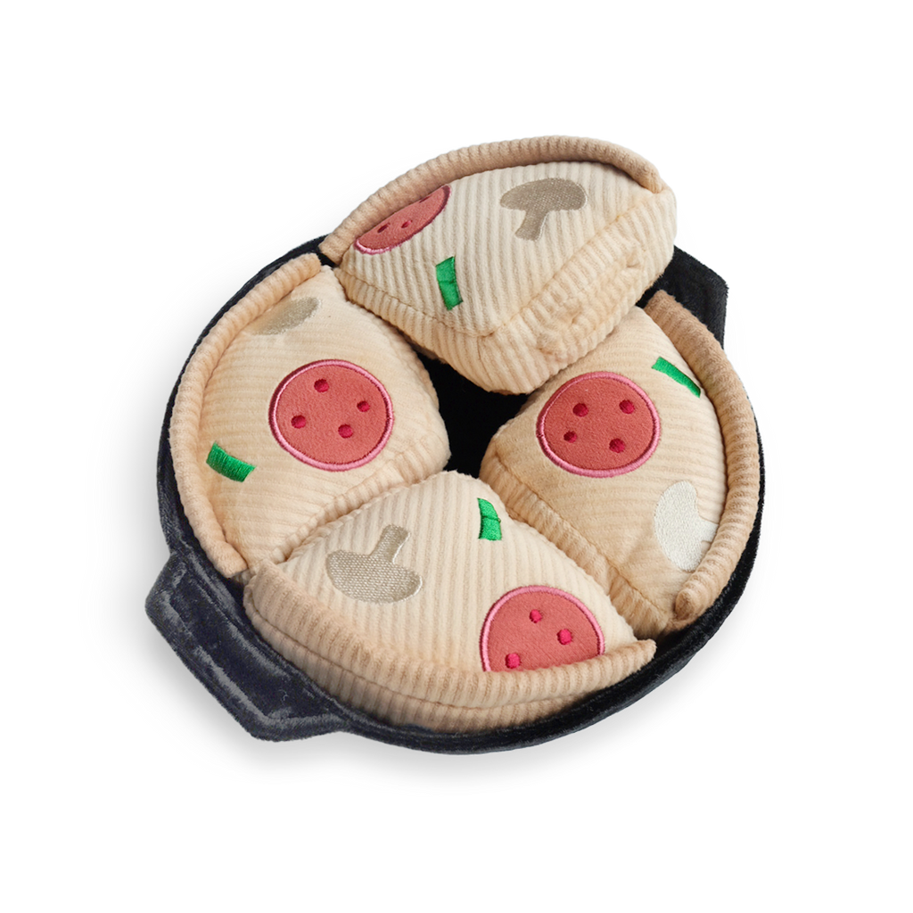 Deep Dish Pizza Dog Toy