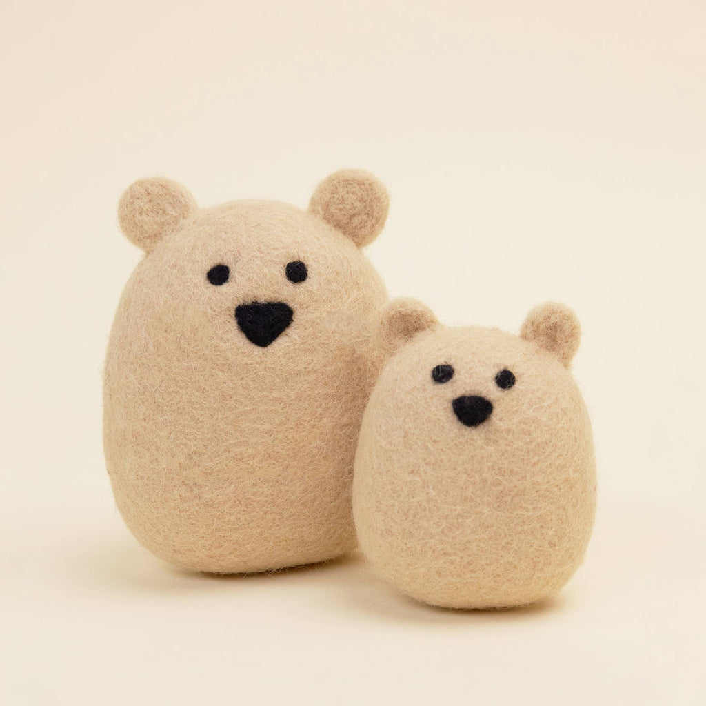 Wool Polar Bear Toy