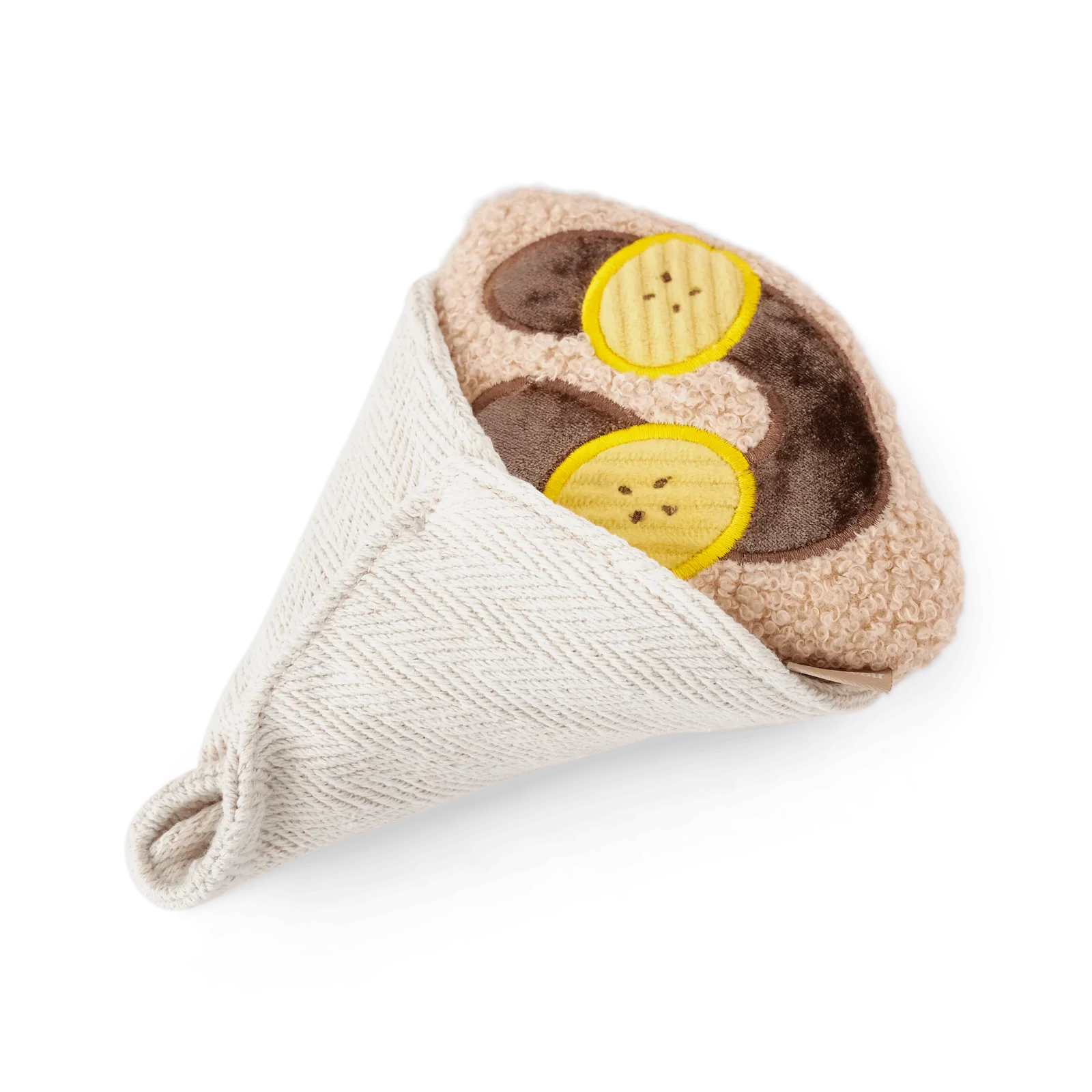 Crepe Enrichment Dog Toy