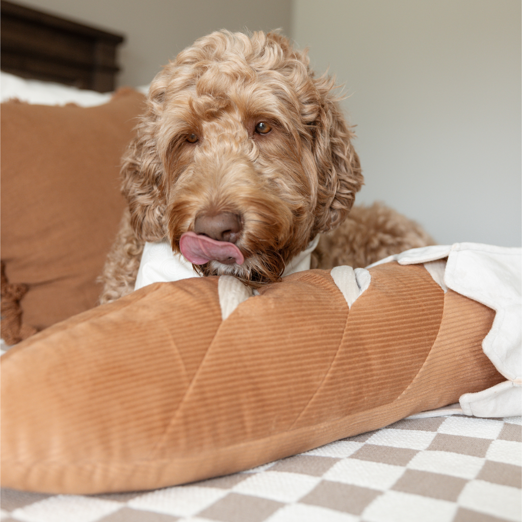 Giant Baguette Dog Toy