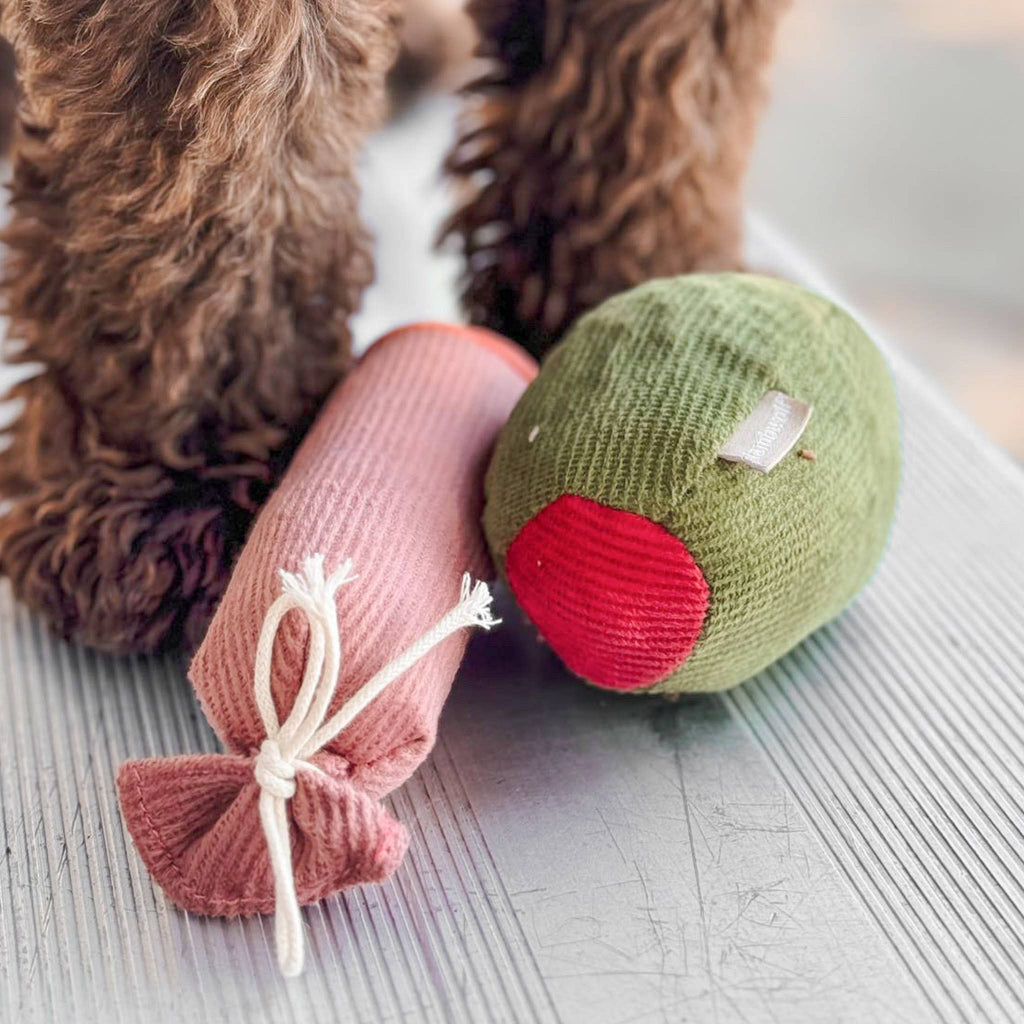 Salami + Olive Enrichment Dog Toy