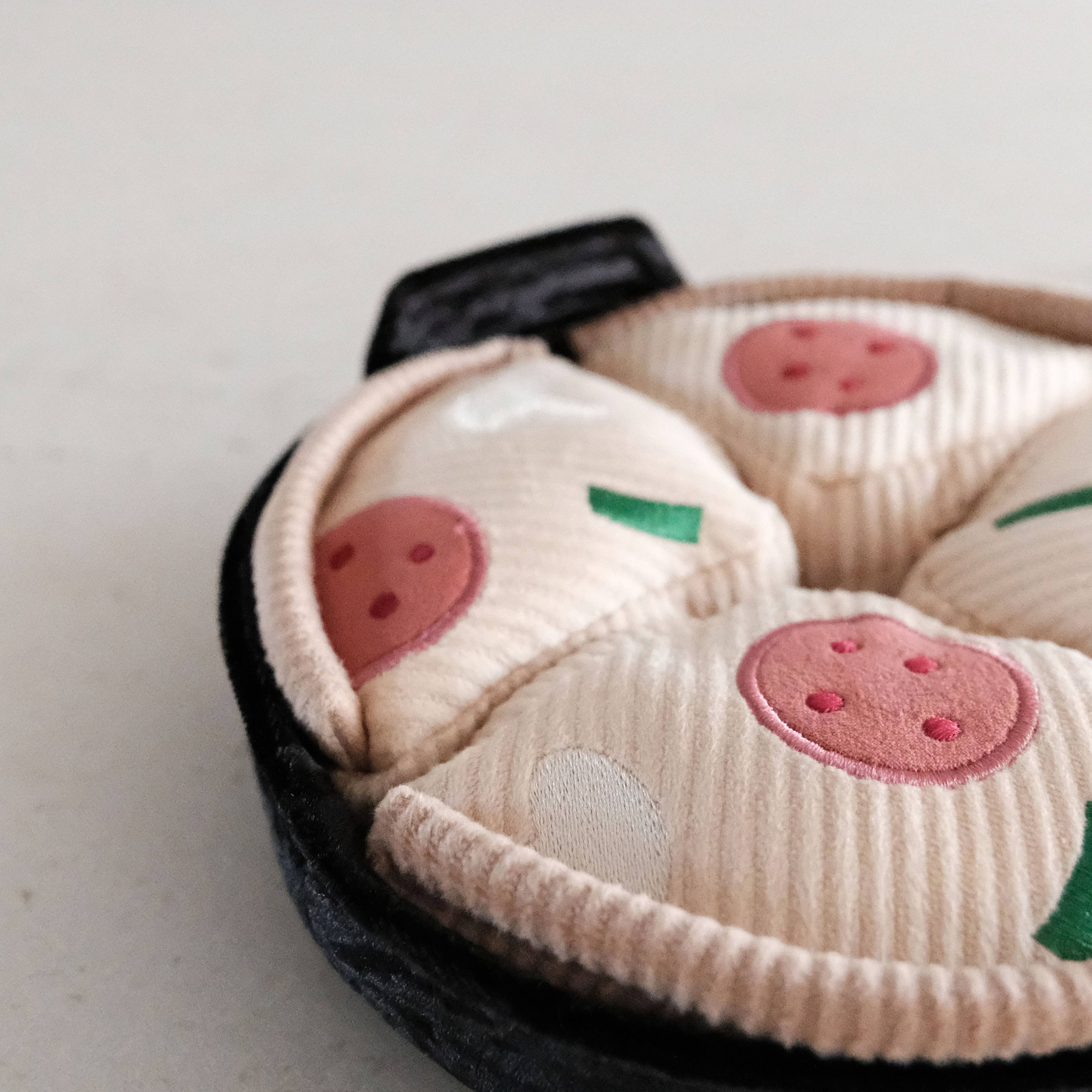 Deep Dish Pizza Dog Toy