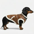 Retro Suede Dog Vest For Small Dogs