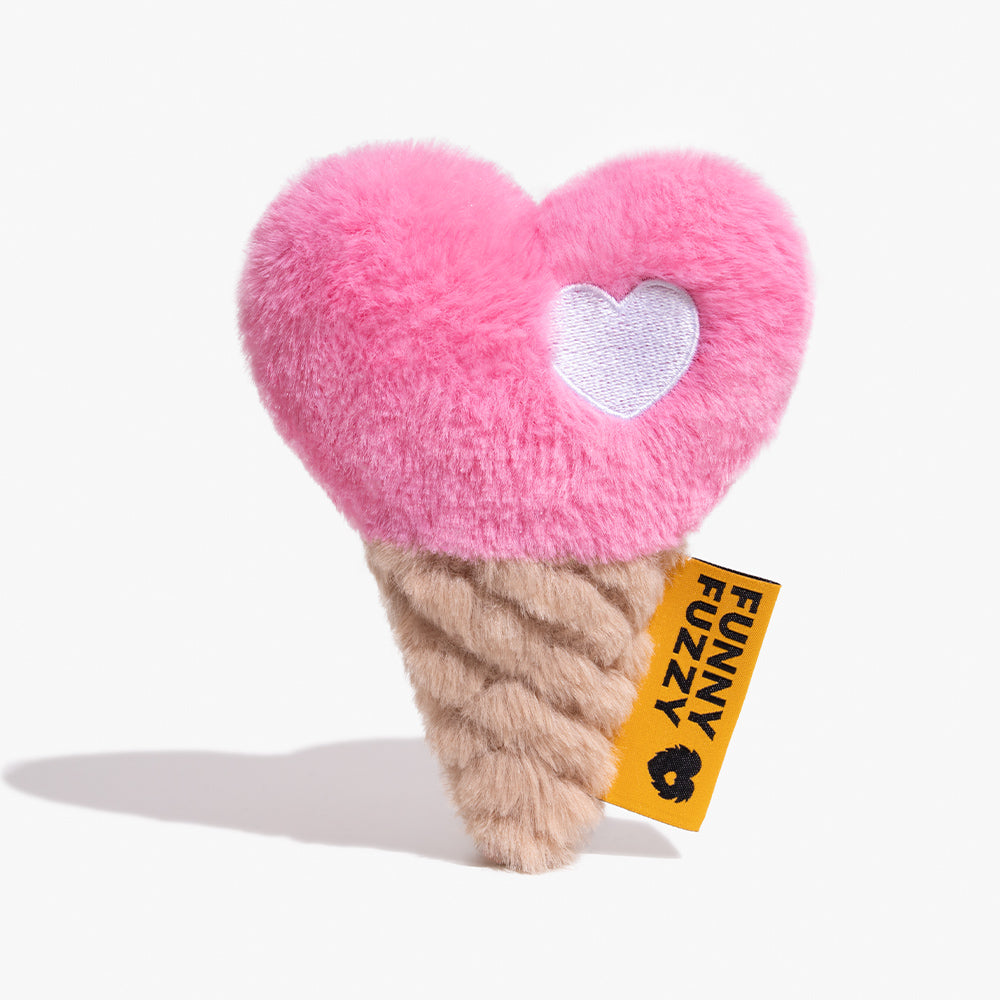 FUNNYFUZZY Plush Squeaky Dog Toy