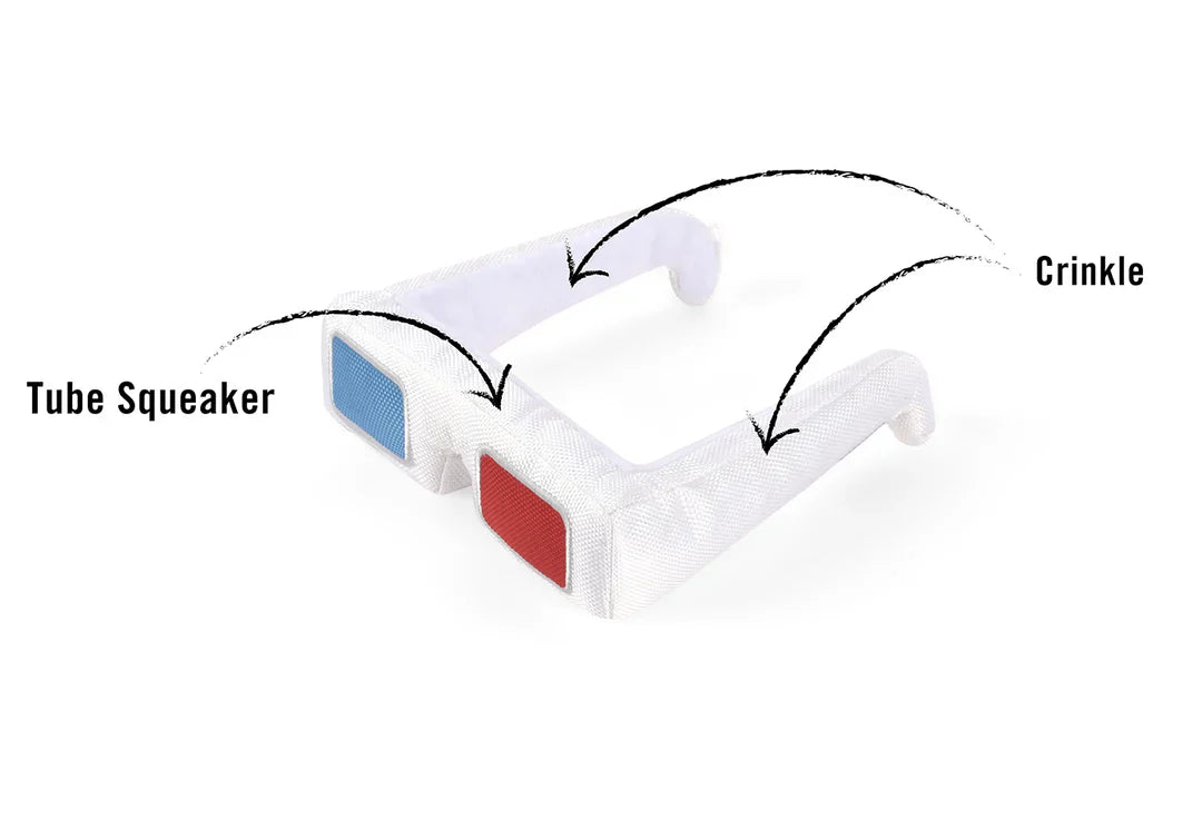 Hollywoof Cinema 3-Dog Glasses Toy