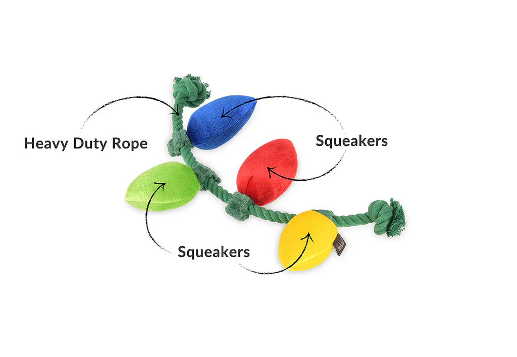 Home for the Holidays Twinkly Tugger Toy