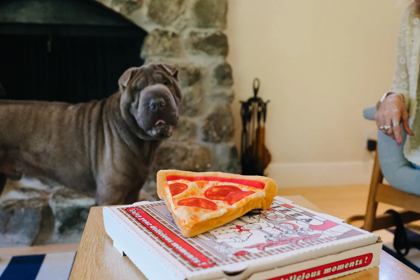 Snack Attack Puppy-roni Pizza Toy