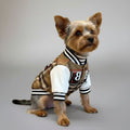 Plaid Baseball Dog Jacket – Sporty and Stylish Outerwear for Dogs