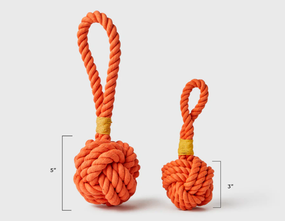 Celtic Knot Tie Rope Dog Toy - 5" Large