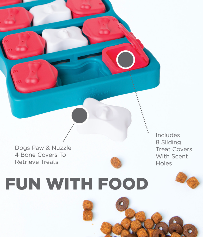 Brick Interactive Treat Puzzle Dog Toy