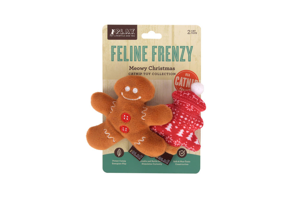 Feline Frenzy Meowy Christmas Toy Set