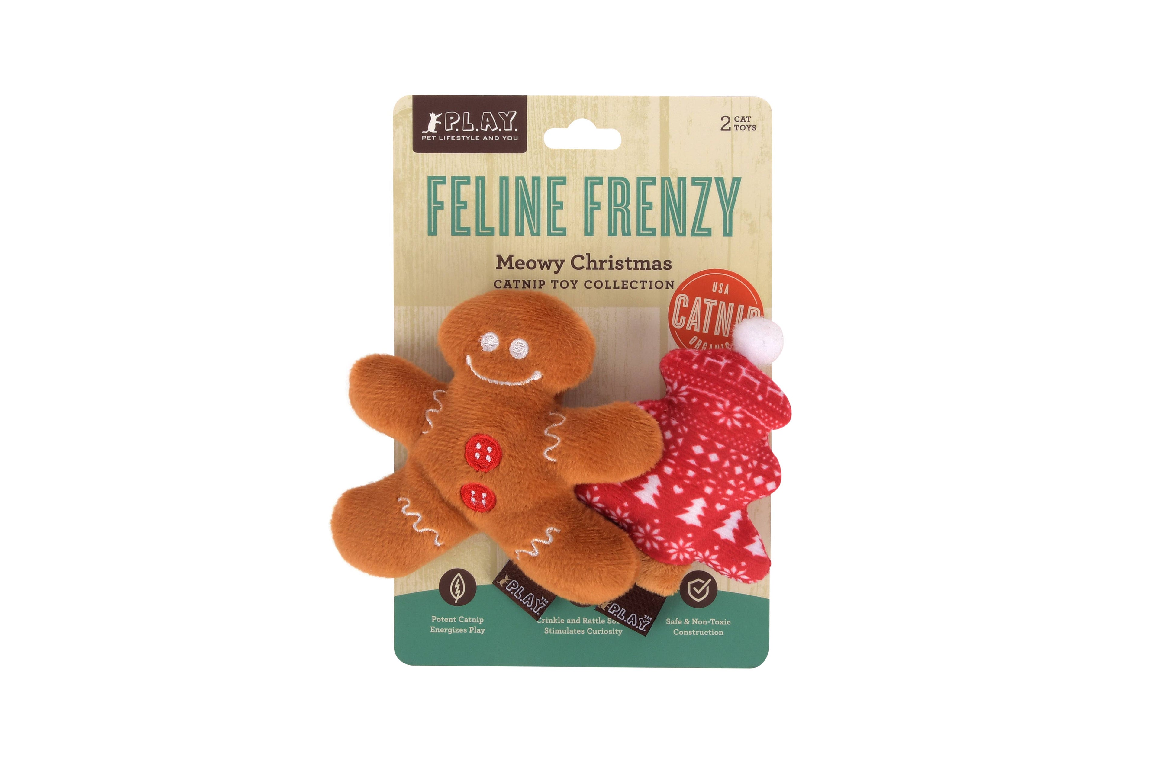 Feline Frenzy Meowy Christmas Toy Set
