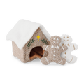Gingerbread House Enrichment Dog Toy