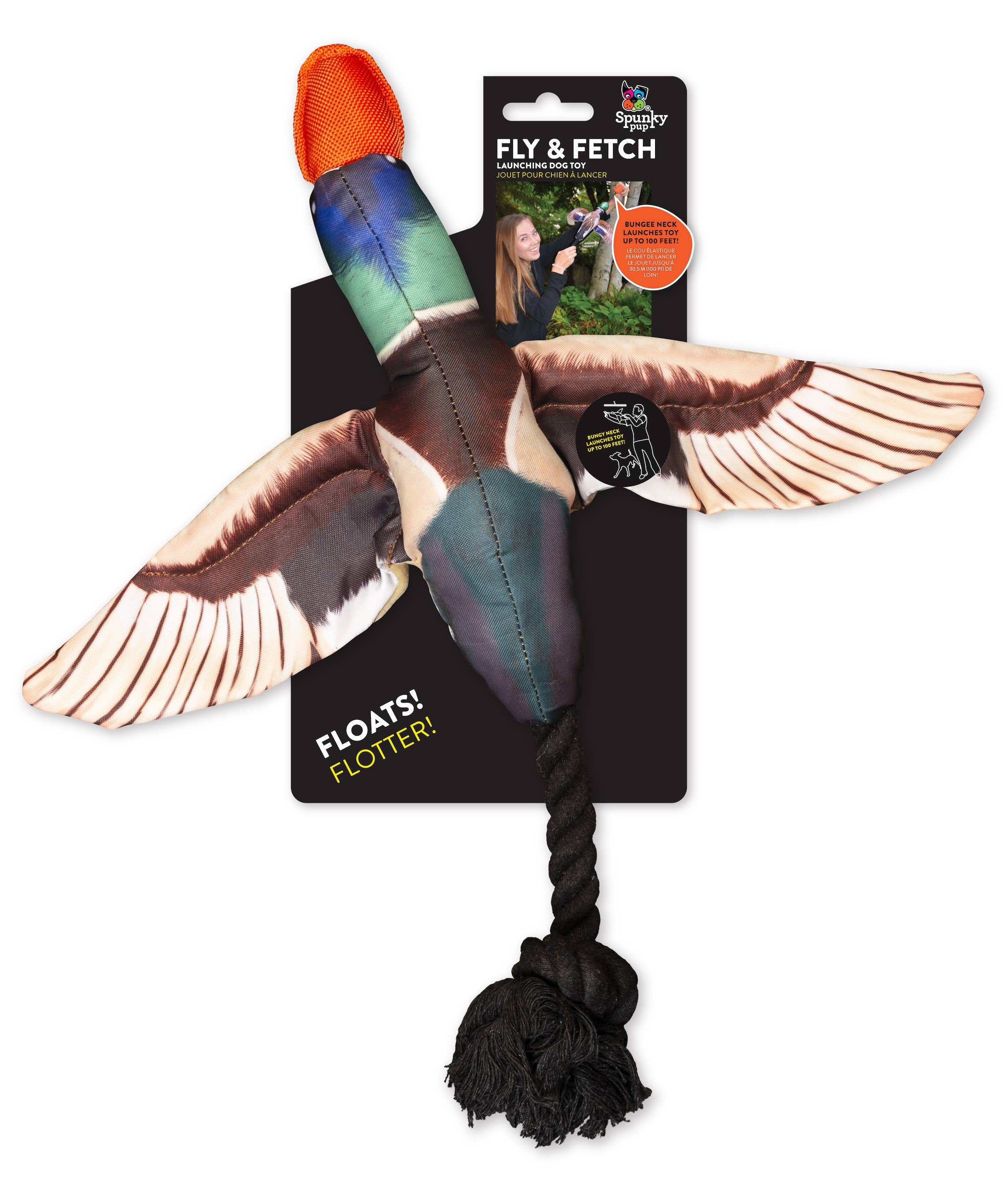 Fly & Fetch Launching Toy Duck