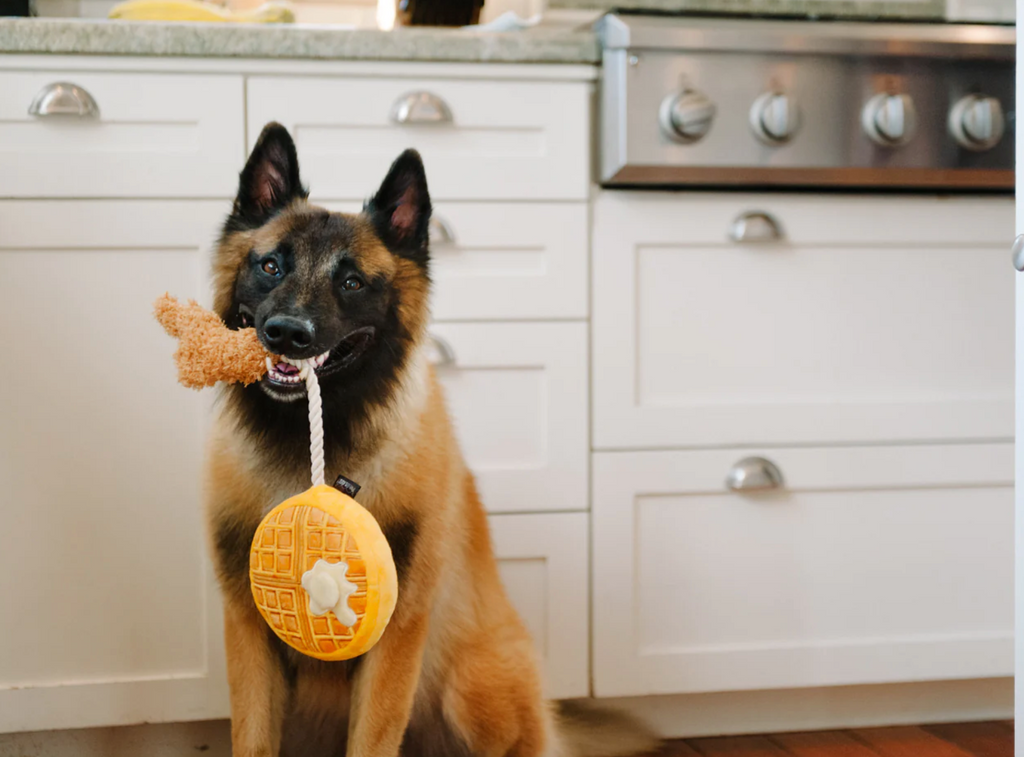 Mini Barking Brunch Chicken and Woofles Toy