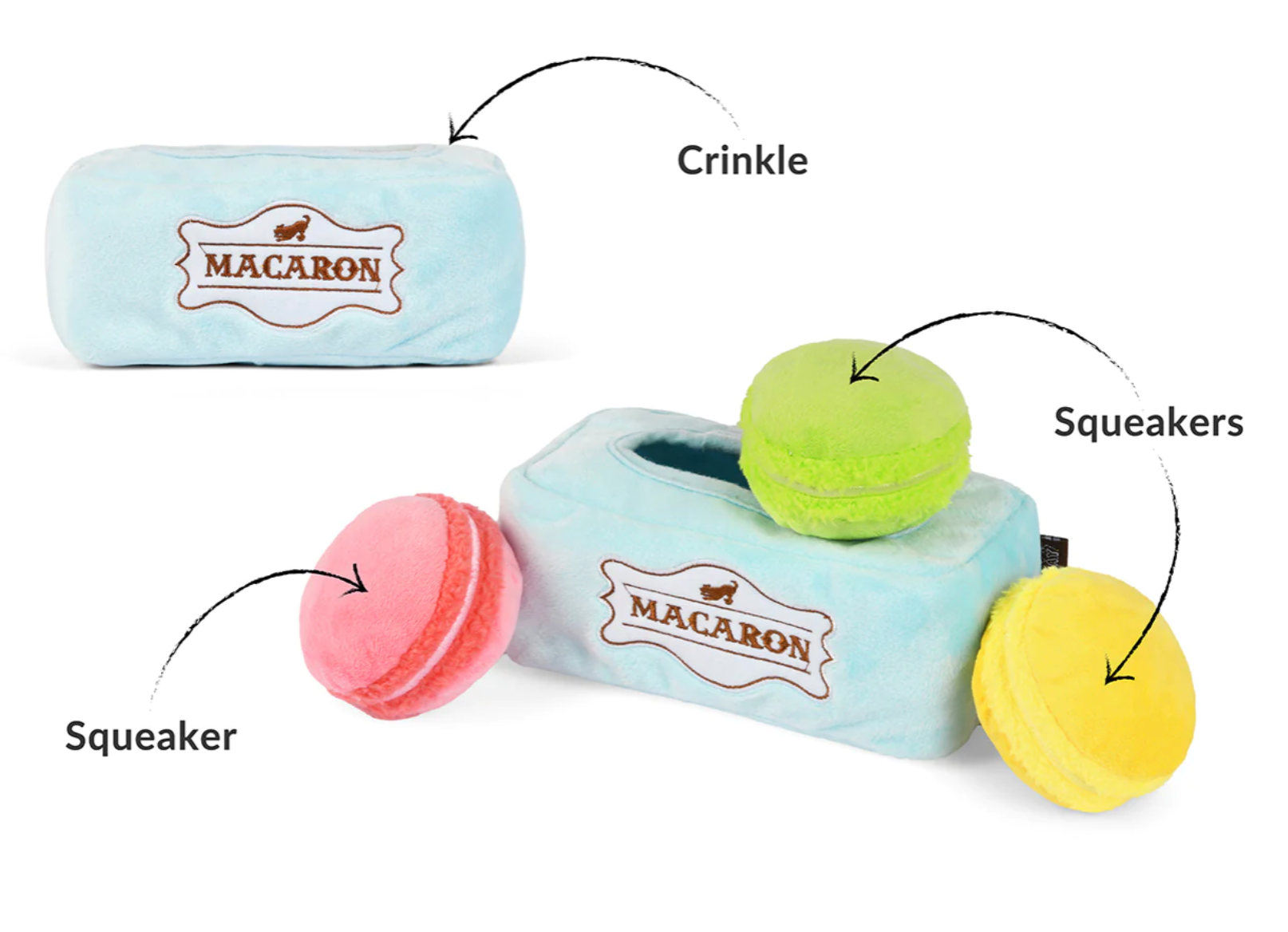 Pup Cup Café Mutt-a-rons Toy