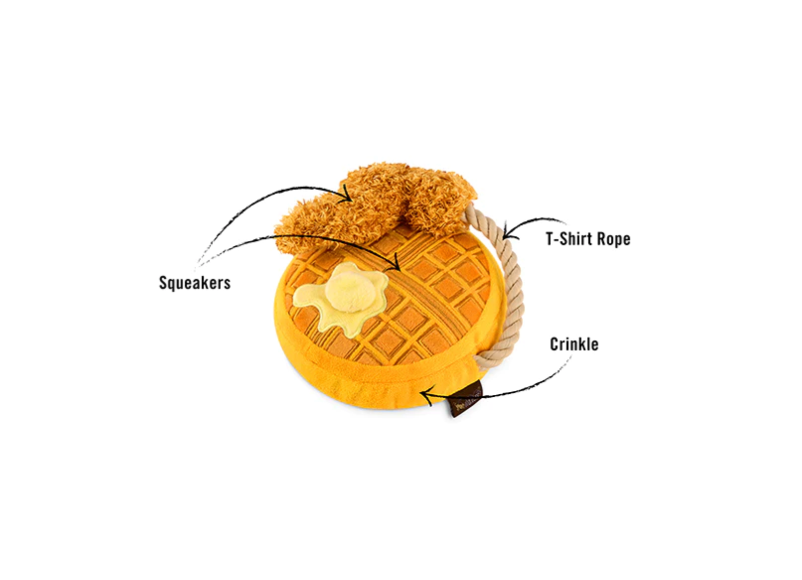 Mini Barking Brunch Chicken and Woofles Toy