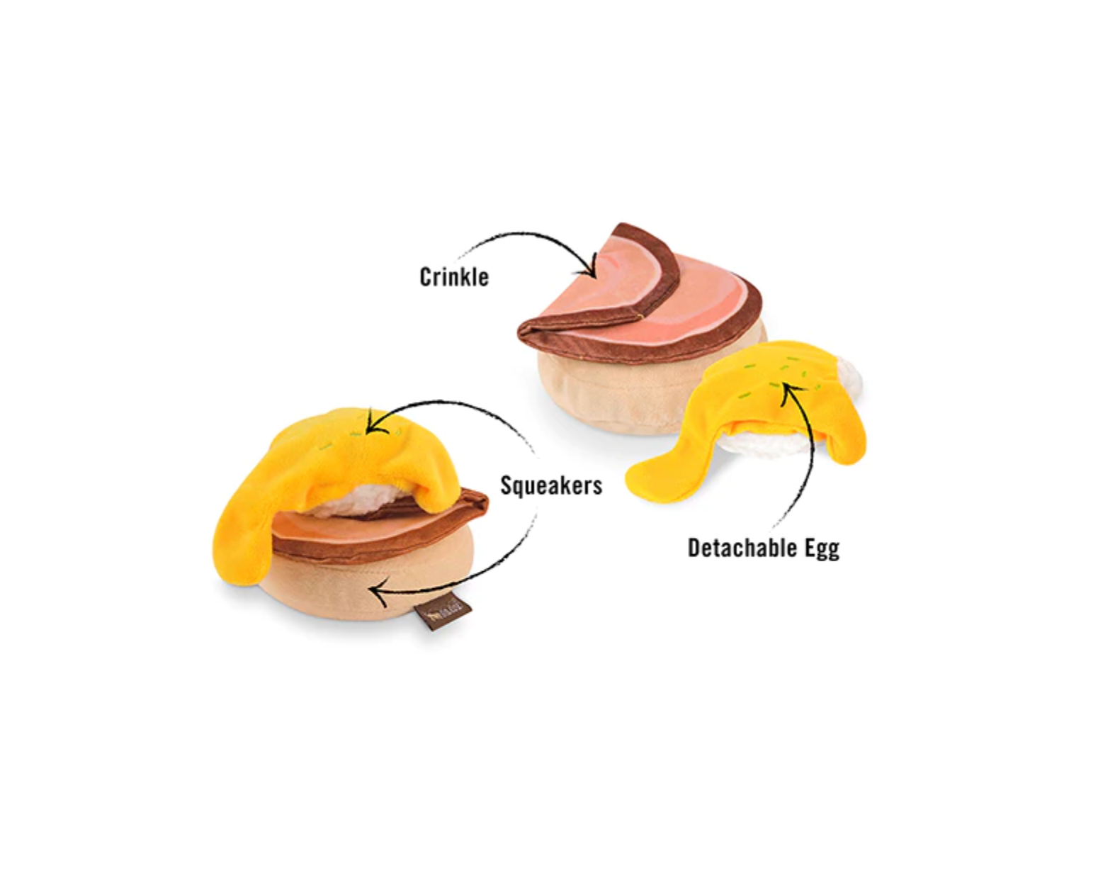 Barking Brunch Benny’s Benedict Toy