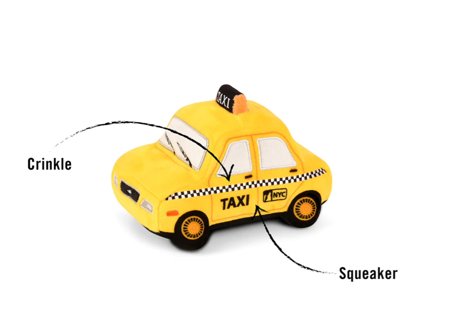 Canine Commute New Yap City Taxi Toy