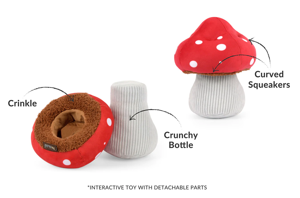 Blooming Buddies Mutt's Mushroom Toy