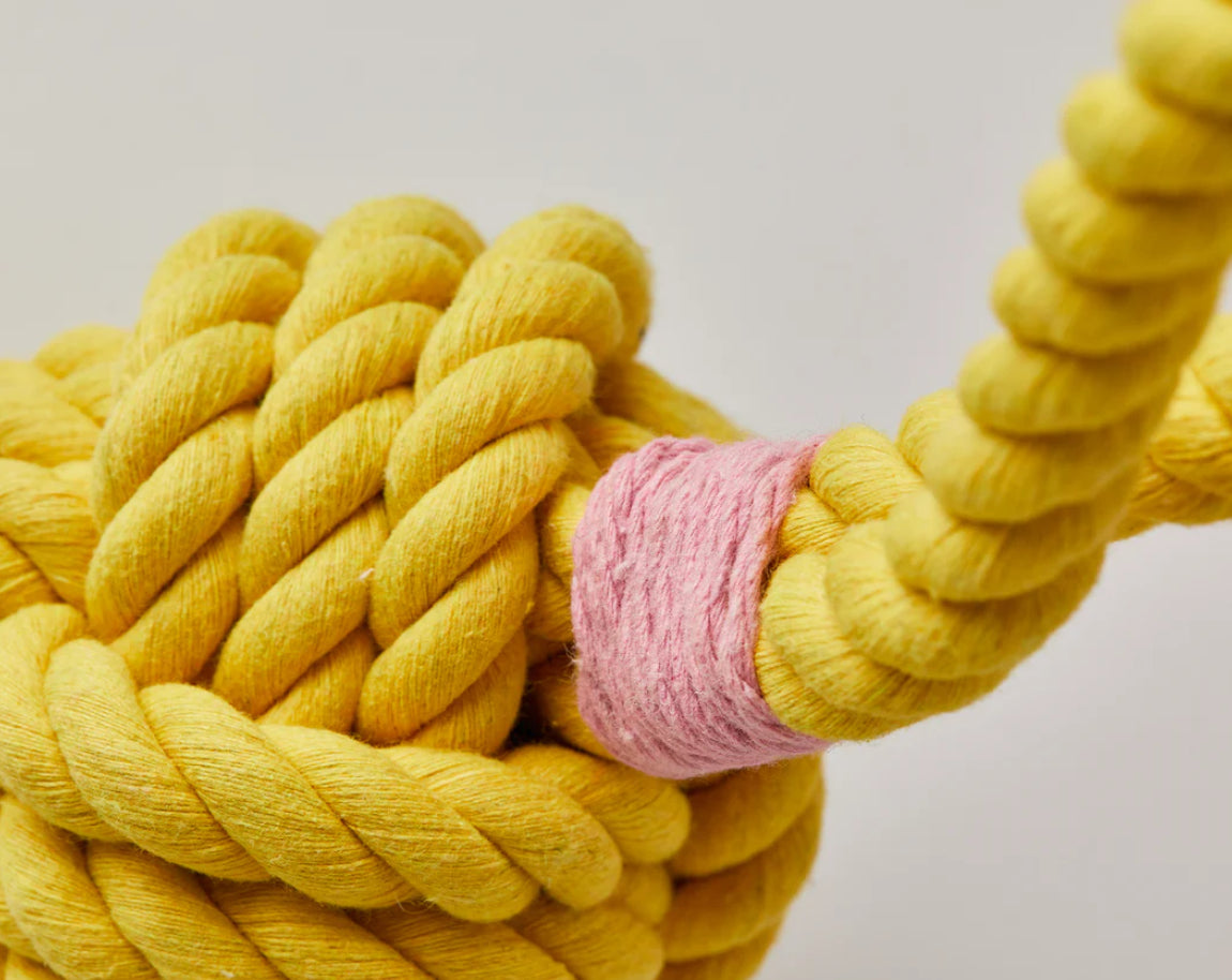 Celtic Knot Tie Rope Dog Toy - 3" Small