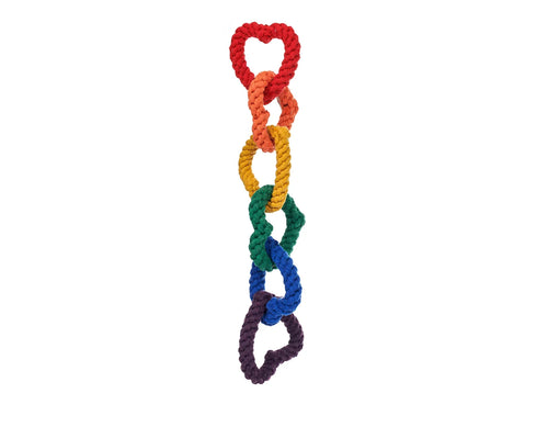 6 Chain Heart Rope Dog Toy