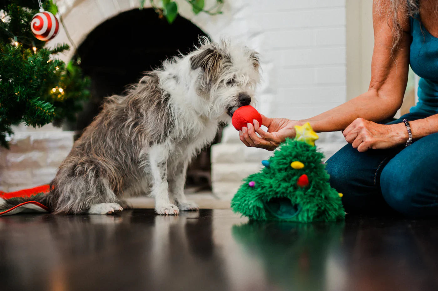 Merry Woofmas Doglas Fur Toy