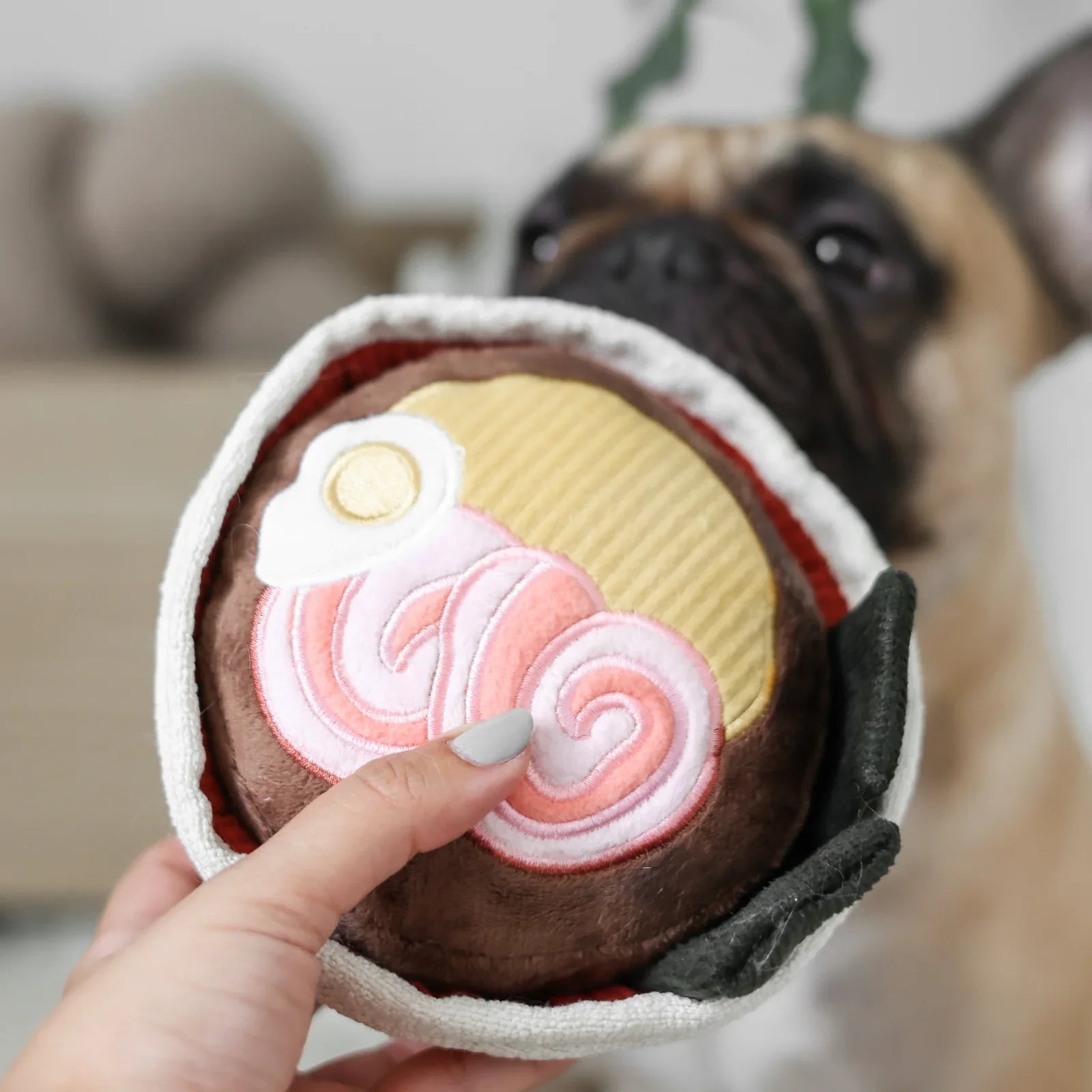 Ramen Enrichment Dog Toy